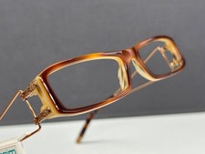 Miu Miu Eyeglasses Frames Woman Brown Gold Square Slim VMU 12E NP:165€