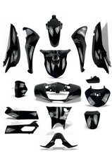 Fits Honda SH125 Complete Panel Fairing Set Full Body BLACK 2020-2024