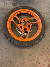 YAMAHA TZR 125 2RK 1987 GENUINE FRONT WHEEL AND DISC SEE PICS