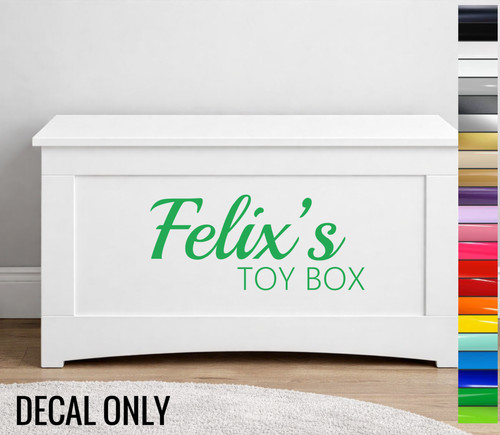Personalised toy box name - box,