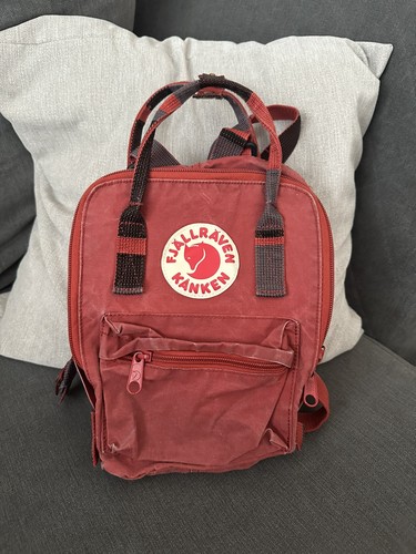 Fjallraven kanken red fabric - kanken,
