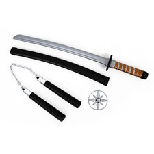 TOY KATANA SWORD AND NUNCHUCKS