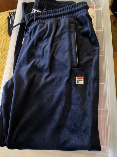 Fila velour track pants - track, size