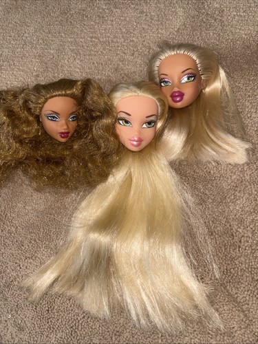 Rerooted doll heads - rerooted,