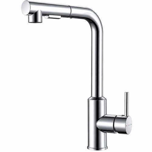 Chrome kitchen mixer tap pull - kitchen,