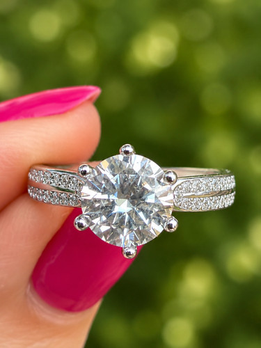 Certified 1ct diamond - diamond, 925
