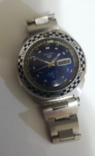 Rare Seiko 5 Sports Rally Diver 6119-7173 Blue Dial Vintage Automatic - REPAIR!!