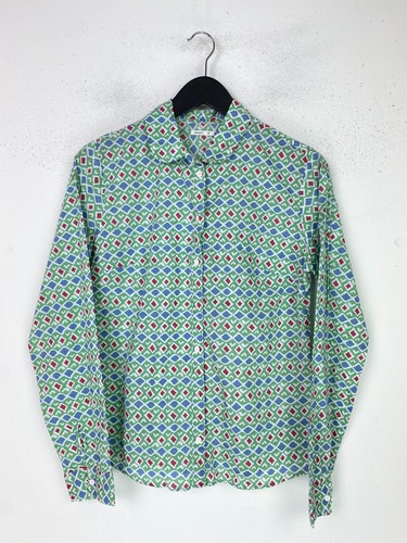 Scout green geometric print - green,