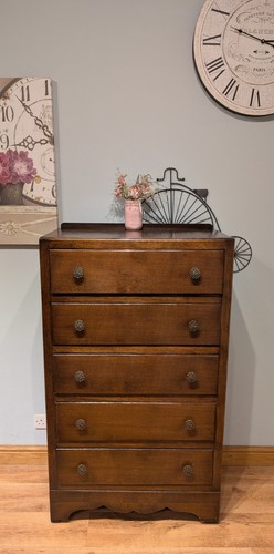 Vintage tall chest drawers - tall,