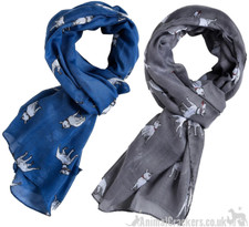 English Bull Terrier Blue or Grey Scarf Sarong dog lover gift stocking filler