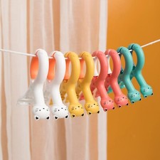 8x Beach Towel Clips Pegs Cat