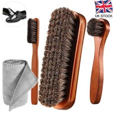 3X Horsehair Shine Shoes Brush