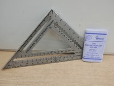 SWANSON  T0108 BIG 12  12" ALUMINIUM SPEED ROOFING SQUARE + BLUE BOOK 