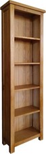 Oak Slim Bookcase – Oakcroft