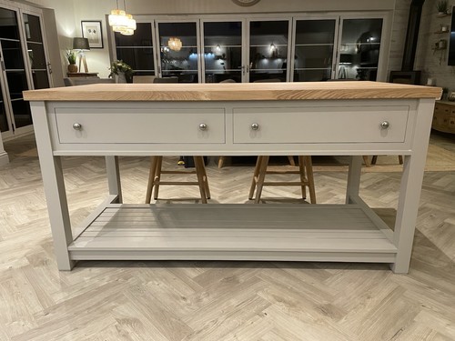 Solid wood kitchen island - wood,