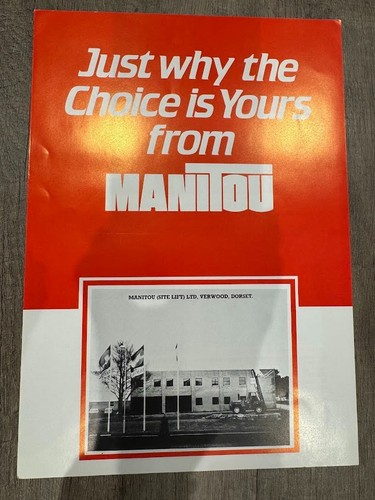 Manitou vintage brochure - brochure, &