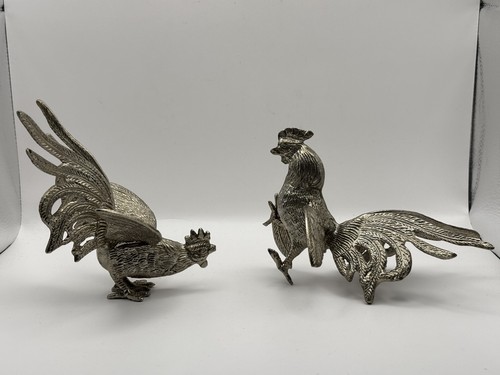 Pair vintage silver - pair, of