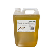 Bulk Macadamia Nut Oil - 100% Pure Cold Pressed Extra Virgin 5 Litre