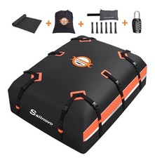 Car Rooftop Cargo Carrier 21 Cubic Feet Waterproof 1000D PVC Car Roof Bag wit...