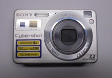 Sony Cybershot DSC-W120 7.2MP, 4xOptical Zoom Digital Camera Tested + Battery