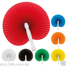 10 x Hand Held Mini Folding Chinese Paper Fans Wedding Favours Home Decor Crafts
