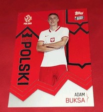 Topps Polska Fan Set Adam Buksa National Debut Football Card
