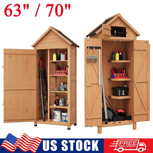 Outdoor storage shed - 63"/70",
