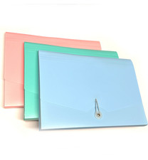 A4 Expanding File Folder 12 Pockets Document Organiser Filing Wallets Pack of 3