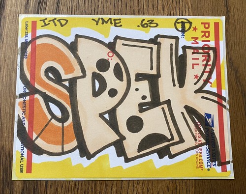 Spek yme signed - hand, drawn