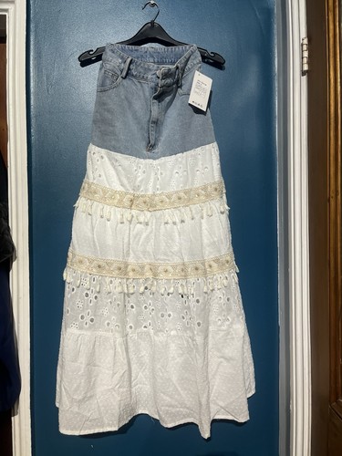 Gypsy skirt blue jean and - gypsy,