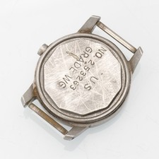 US Grade WG WWII Military Watch Case, Empty for Project Watchmakers Estate