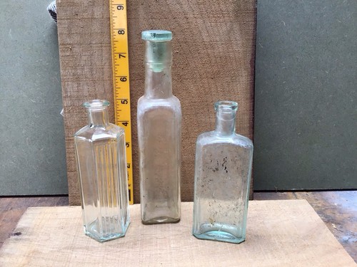Vintage glass bottles job lot - vintage,