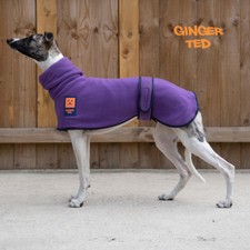 Ginger Ted Greyhound Whippet Lurcher Fleece Jumper Sweater - polarfleece, warm