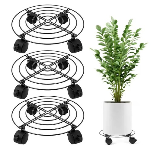 3pack heavy duty plant caddy - heavy,