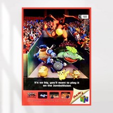 Pokemon stadium poster - pokemon,