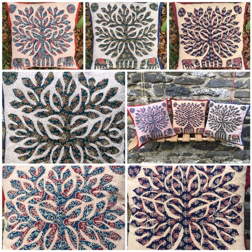 Tree life patchwork cotton - tree,