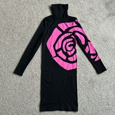 Wolford Pink Rose Black Figure