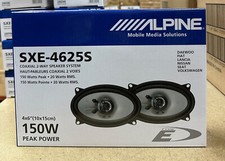 ALPINE 4"x6" 4x6 CAR DOOR SHELF SPEAKERS SXE4625S  DOOR OVAL SHELF 150W 2WAY NEW
