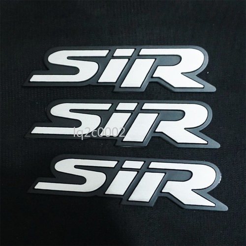 Sir white matte - 3x, black