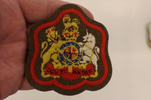 Military cloth badge - military, warrant