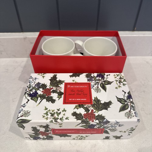 Portmeirion mini mugs pair - portmeirion,