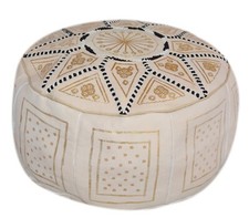  Pouf Moroccan Hassock Leather