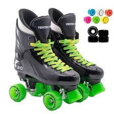 Ventro Pro Turbo Quad Roller Skates, Turbo 33 Style - Rio Coaster Wheels