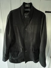 Men’s M&S Collection Size XL Standard Black Luxury Italian Moleskin Jacket