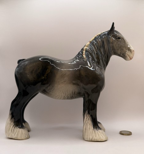 Beswick iron grey shire - iron, mare
