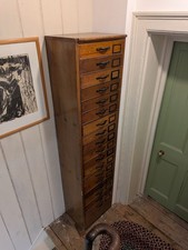 Antique Vintage Drawers Filing
