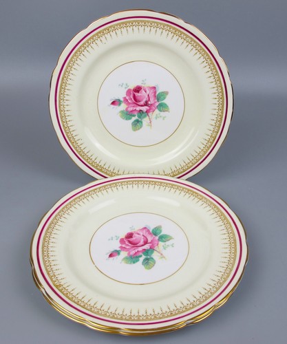 Paragon cabbage rose plates - paragon,