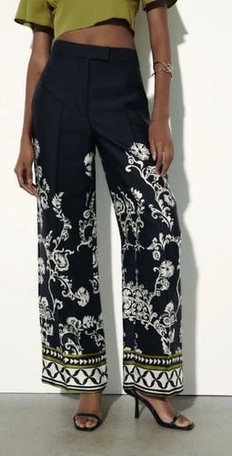 Zara printed palazzo - zara,