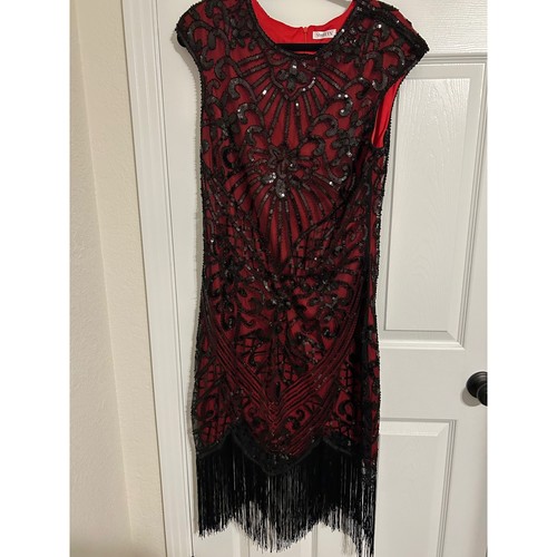 Sweetv red black sequin - sweetv,