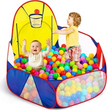 Eocolz Kids Ball Pit Large Pop Up Childrens Ball Pits Tent for Toddlers Playhou
